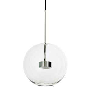 King Home Lampa wisząca CAPRI chrom - 60 LED, aluminium, szkło