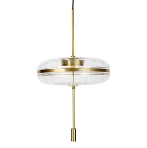 King Home Lampa wisząca CHAPLIN 360 mosiądz - LED, szkło
