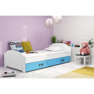 BMS Dětská postel LILI Barva: bílá / modrá