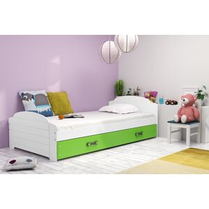 BMS Dětská postel LILI Barva: bílá / zelená