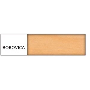 Drewmax Manželská postel - masiv LK115 | 160 cm borovice Barva: Borovice
