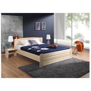 ArtBed Manželská postel BAZYL Barva: Moření - Akryl, Rozměr postele: 160 x 200