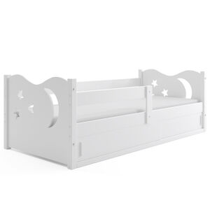 BMS Dětská postel MIKOLAJ 1 | bílá 80 x 160 cm Barva: Bílá / bílá