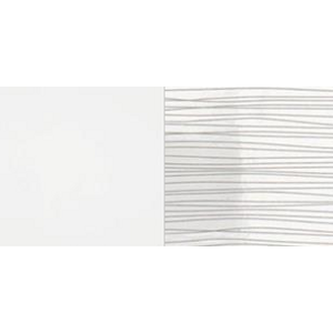 ArtMadex Manželská postel Lux stripes Farba: Biela / biely stripes