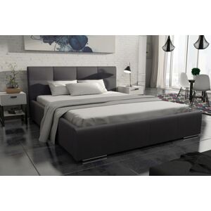 ArtStol Manželská postel MEDIOLAN | 160 Barva: látka FOCUS 20 / černá