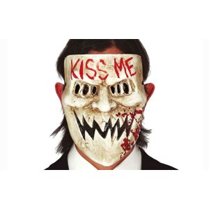 Plastová halloween maska KISS ME - GUIRCA