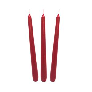 Svíčka červená se stearinem 25 cm 1 ks - Gala Kerzen
