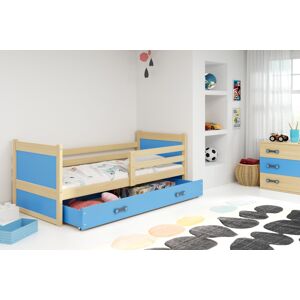 BMS Dětská postel RICO 1 | borovice 90 x 200 cm Barva: Modrá