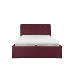 Black Red White Manželská postel: GRANDA 140x200 (bez matrace) Family Line - Látky: Monoli 69 Purple