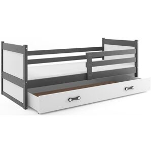 BMS Dětská postel RICO 1 | šedá 90 x 200 cm Barva: Bílá