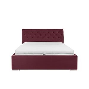 Black Red White Manželská postel: GRANDA 160x200 (bez matrace) Family Line - Látky: Monoli 69 Purple