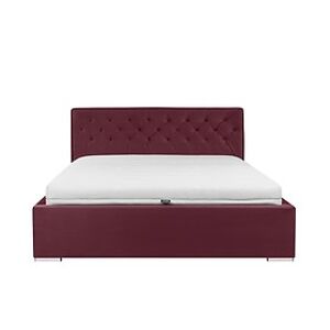 Black Red White Manželská postel: GRANDA 180x200 (bez matrace) Family Line - Látky: Monoli 69 Purple