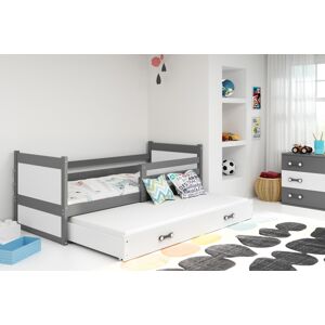 BMS Dětská postel s přistýlkou RICO 2 | šedá 90 x 200 cm Barva: Šedá