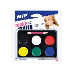 Sada barev na obličej se štětečkem MakeUp Party - 6 ks - MFP Paper s.r.o.