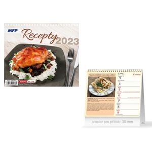 kalendář 2023 stolní mini Recepty 1061382 - MFP Paper s.r.o.