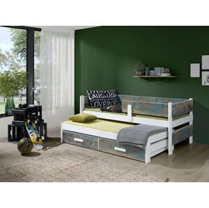 ArtBed Dětská postel s přistýlkou SOLANO Provedení: Moření - Barva