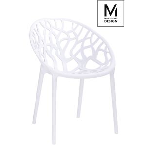 Modesto Design MODESTO krzesło KORAL białe - polipropylen