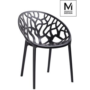 Modesto Design MODESTO krzesło KORAL czarne - polipropylen