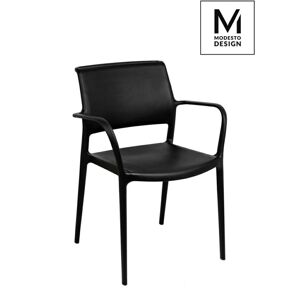 Modesto Design MODESTO krzesło PETRA czarne - polipropylen