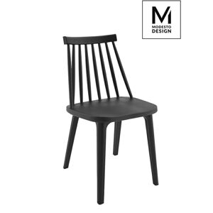 Modesto Design MODESTO krzesło Ribs BLACK czarne - polipropylen