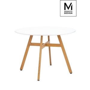 Modesto Design MODESTO Stół FLAT FI 100 biały - blat MDF, imitacja drewna