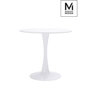Modesto Design MODESTO Stół TULIP FI 80 biały - MDF, podstawa metalowe