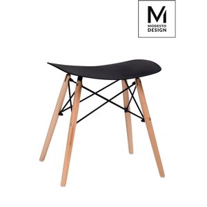 Modesto Design MODESTO stolek BORD czarny - polipropylen, podstawa Bukowa