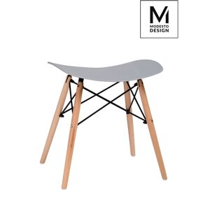 Modesto Design MODESTO stolek BORD szary - polipropylen, podstawa Bukowa