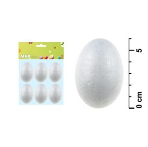 vajíčko 6cm/6ks polystyren 2221333 - MFP Paper s.r.o.