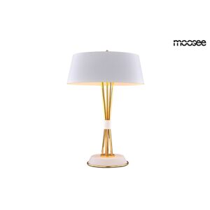 MOOSEE lampa Stołowe SNITCH TABLE - złota podstawa, biały klosz