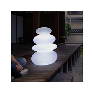 NEW GARDEN lampa ogrodowa balancuje C biała - LED