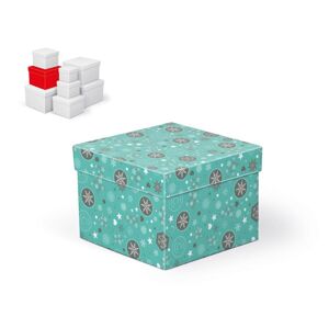 krabice dárková vánoční C-V002-E 16x16x12cm 5370705 - MFP Paper s.r.o.