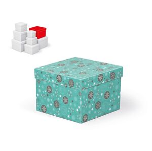 krabice dárková vánoční C-V002-F 18x18x13cm 5370706 - MFP Paper s.r.o.