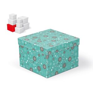 krabice dárková vánoční C-V002-G 20x20x14cm 5370707 - MFP Paper s.r.o.