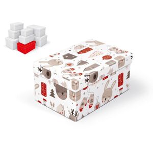 krabice dárková vánoční B-V007-E 24x16x12cm 5370927 - MFP Paper s.r.o.