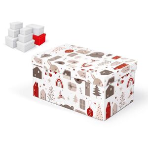 krabice dárková vánoční B-V007-H 30x19x15cm 5370930 - MFP Paper s.r.o.