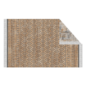 Tempo Kondela Oboustranný koberec, vzor / hnědá, 120x180, Mada