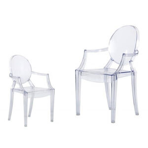 ArtD Dětská židle MINI ROYAL JUNIOR inspirovaná Louis Ghost | transparentní