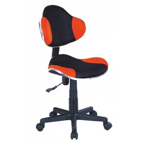 Signal Dětská židle Q-G2 látka oranžovo-černá