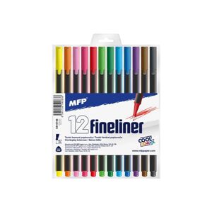 popisovač FL 12 ks barev 0,7mm trojhranné 6410748 - MFP Paper s.r.o.