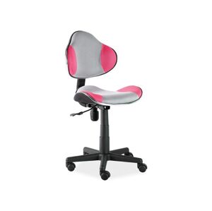Signal Dětská židle Q-G2 | růžovo-šedá