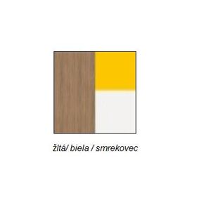 Meblar Obývací stěna Sajmon B Barva: Žlutá