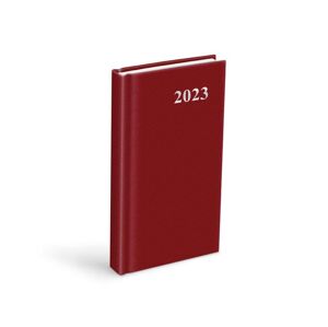 diář 2023 D802 PVC Red 90x170 mm 7781175 - MFP Paper s.r.o.