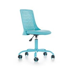 Dětská židle: HALMAR PURE HALMAR - poťahový materiál: eco koža - modrá