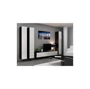 Artcam Obývací stěna Vigo I Farba: čierna/biely lesk