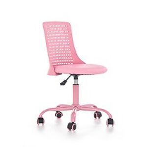 Dětská židle: HALMAR PURE HALMAR - poťahový materiál: eco koža ružová