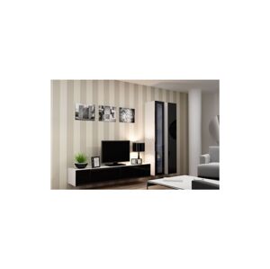 Artcam Obývací stěna Vigo III Farba: biela/čierny lesk