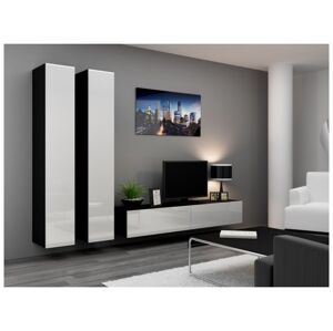 Artcam Obývací stěna Vigo IV Barva: černá/bílý lesk