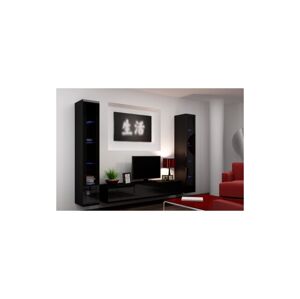 Artcam Obývací stěna Vigo V Farba: Čierna/čierny lesk