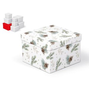 krabice dárková vánoční C-V006-G 20x20x14cm 5370937 - MFP Paper s.r.o.